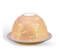 Light-Glow Tealight Candle Holder - Sisters By Heart LD90142, White, 13 x 12 x 8 cm