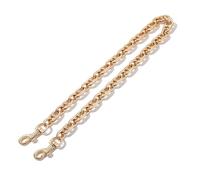Light Gold Purse Chain Strap, 47" Shiny Gold Shoulder Bag Chain Alternatives, Stylish Crossbody Long Chains Replacement for Coach Bags (Shiny Gold, 47 Inches)