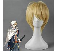 Light Golden Short Straight Synthetic Hair yamanbagirikunihiro Wigs For Men's Halloween Party Cosplay Costume Wigs KUZZ3528
