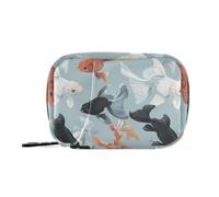 Light Gray Black Goldfish Pastel Blue Bags with Detachable Compartments Convenient Portable Pill Organizer
