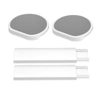 Light Gray - Expansion Pack - 2 Straight Tracks and 2 Trays. Does not Work Without the Lazy Susan Revolution Full Set (Sold Separately).