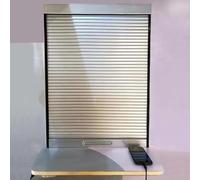 Light Gray Interior Sliding Door for Closet, Shutter Door for Kitchen Appliance STO Cabinet, ABS Sectal Door (33x34in / 84x86cm)