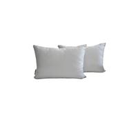 Light Gray Satin Lumbar Cushion Covers 50x75 cm, Pack of 2 Solid Plain Luxury Accent Cushion Cover for Sofa, Couch, Bed, Living Room, Bedroom & Modern Home Décor - Light Gray Slub Satin
