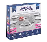 Light Gray- The Lazy Susan Revolution - The First Patented Lazy Susan Turntable Expandable for Rectangular & Oblong Tables - Kitchen & Dining Tables - Great Gift! Parties & Gatherings