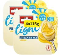 Light Greek Style Lemon Yogurt Mullers (8x115g)