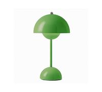 (Light Green, AU plug) Flower Bud Led Table Lamp Night Light Mushroom Table Lamps Nordic Bedside Wedding Room Desk Simple Decoration Bedroom Modern