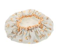 Light Green Double Layer Decorative Shower Cap for Women Large