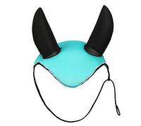 Light Green, Fly Hood with Close Knit Crochet, Breathable, Ears Contain Acoustic Foam for Noise Cancellation, British Dressage Legal