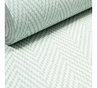 Light Green Herringbone Wallpaper Textured Vinyl Paste the Wall Thick Plain