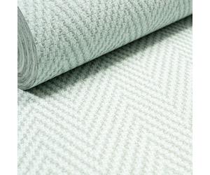 Light Green Herringbone Wallpaper Textured Vinyl Paste the Wall Thick Plain