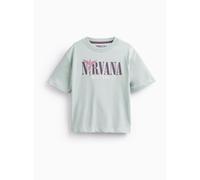 Light Green Nirvana In Utero Graphic T-Shirt 13 years