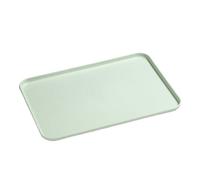 Light Green Plastic Rectangle Serving Tray, Large Drink Pter for Red Wine, Coffee, Home, Kitchen & Bar, Versatile & Stylish Tableware