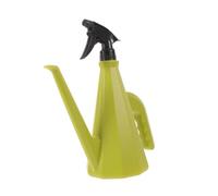Light Green Plastic Watering Can 1l with Sprinkler Head for Plants