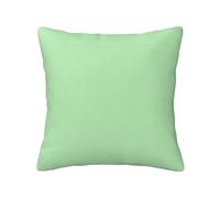Light Green Print Throw Pillow Covers with Hidden Zipper, All Season Square Pillow Covers for Home Decor
