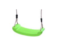 Rebo® Plastic Children's Replacement Swing Seat - Light Green | OutdoorToys | Made from tough wipe-clean plastic, fits most popular makes of swing frames, supplied with ropes