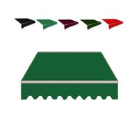 Light Green Replacement Fabric for Manual Retractable Awning 350x250cm (11.5x8ft) - Perfect for Patio & Balcony Shade Solutions Outdoor Canopy Cover