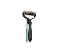 (light green, S) Dog Cat Hair Removal Comb Pet Long Hair Short Hair Pet Grooming Care Brush Trimming Dematting Brush Dog Pet Grooming Equipment