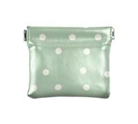 Light Green with White Dots Women's Small Leather Coin Purse Wallet Convenient Mini Coin Purse Pouches for Woman Girl, Light Green with white dots, Decoration