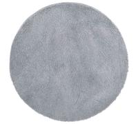 (light grey, 100 x 100 cm/round) vidaXL Shaggy Rug High Pile NAVARRA Dusty Pink 200x200 cm Polyester Area Rug