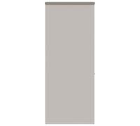 vidaxl shower roller blind with cassette - light grey 110x240 cm/space-saving/water- peva/modern bathroom privacy cover