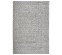 Rug Light Grey 120x170 cm Shaggy 100% PP Anti-Slip 20mm Pile Machine Washable 30