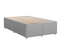 (light grey, 120 x 190 cm) vidaXL Bed Frame Bed Base Bedstead Mattress Foundation Cream 100x200 cm Fabric