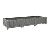 vidaXL Raised Bed 120x40x23 cm Polypropylene UK NEW