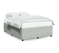 (light grey, 140 x 200 cm) vidaXL Bed Frame Home Bed Base Mattress Foundation Dark Grey 80x200 cm Velvet