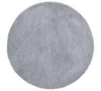 (light grey, 160 x 160 cm/round) vidaXL Shaggy Rug High Pile NAVARRA Dusty Pink 200x200 cm Polyester Area Rug