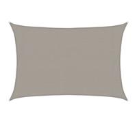 (light grey, 3 x 4 m) vidaXL Sunshade Sail Canopy Screen Balcony Awning Canopy HDPE Rectangular