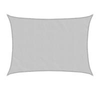 (light grey, 6 x 8 m) vidaXL Sunshade Sail Oxford Fabric Rectangular Patio Shade Sunscreen Canopy