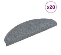 (light grey, 65 x 21 x 4 cm/ 20 pcs) vidaXL Self-adhesive Stair Mats Decoration Stair Protector Anti-slip Stair Rug