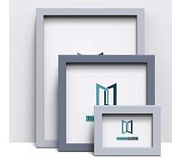 Light Grey 70x50cm Photo Picture Poster Frame - Modern Sleek Range, 24mm Flat, Wall Hang