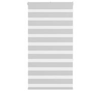 (light grey, 75 x 150 cm) vidaXL Zebra Blind Fabric Polyester