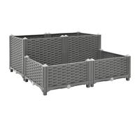 vidaXL Raised Bed 80x80x38 cm Polypropylene