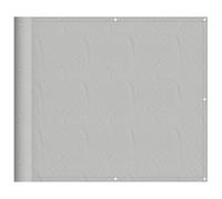 vidaXL Balcony Screen Light Grey 90x300 cm 100% Polyester Oxford, Grey