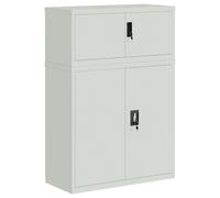 (light grey, 90 x 40 x 130 cm) vidaXL File Cabinet Storage Cabinet Office Filing Cabinet Storage Unit Steel