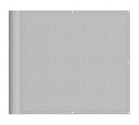 (light grey, 90 x 400 cm) vidaXL Balcony Screen Outdoor Privacy Screen Fence Patio Screen Oxford Fabric