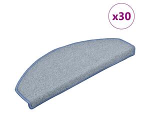 (light grey and blue, 65 x 24 x 4 cm/ 30 pcs) vidaXL Carpet Stair Treads Dark Green Stair Step Rug Protection Home Decor