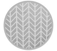 (light grey and white, 120 cm) vidaXL Outdoor Carpet Garden Rug Carpet Patio Mat Area Rug Balcony Blanket PP