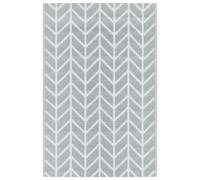 (light grey and white, 190 x 290 cm) vidaXL Outdoor Carpet Garden Rug Carpet Patio Mat Area Rug Balcony Blanket PP