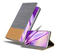 (LIGHT GREY BROWN) Cadorabo Case for Samsung Galaxy S21 5G Cover Book Wallet Protection PU Leather Flip Magnetic Etui