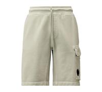 Light Grey Cargo Shorts Resist Dyed, male, C.P. Company, Casual Shorts, Gray, M, Shorts M