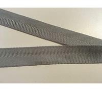 Light Grey Cotton Blend Binding Apron Herringbone Twill Webbing Tape Sew Strap 38mm Wide 1"- 20metres