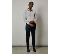 Light Grey Easy Iron Slim Fit Long Sleeve Shirt Burton Light Grey 17.5 in