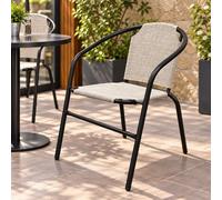 Light Grey Fabric Stacking Bistro Chairs Be Furniture