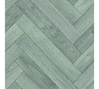 Light Grey Herringbone Wood Effect 2.0mm Sheet Vinyl Flooring-4mX3m Vinyl Flooring UK Brown One Size