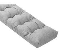 Light Grey Indoor Bench Cush Pad 100x40cm Non-Slip Thick Seat Pad for Bay Window & Entryway Recular Linen Cush 130x30cm 8cm Thickness for t