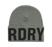 Light Grey Knitted Beanie Hat- female- Superdry- Accessories- Gray- ONE SIZE- Accessories ONE SIZE