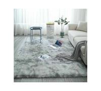 (Light Grey) Multi-color Polyester Flax Carpet Anti-fouling Non-slip Area Dirt-resistant Soft Rug Rug